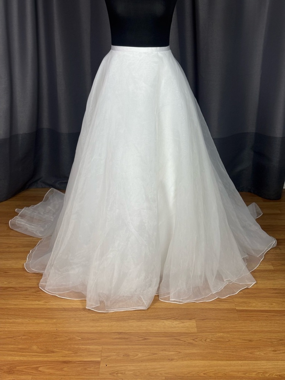 NWT Alfred Angelo White Organza Wedding Bridal Prom Quinceanera Skirt 22W